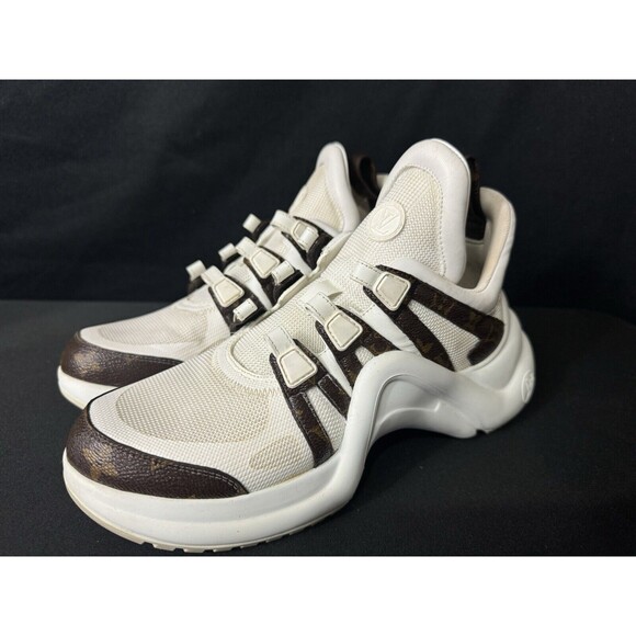 Size 39 - Louis Vuitton LV Archlight Trainer White CL0179 Authentic Monogram - Picture 3 of 16